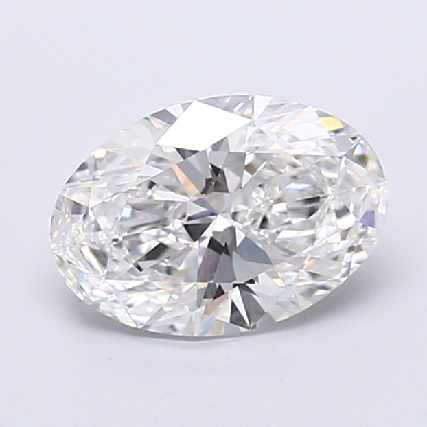 2.08 Carat Oval Shaped, Very Good Cut, E Color, VVS2 Clarity, IGI Certified Lab Grown Diamond