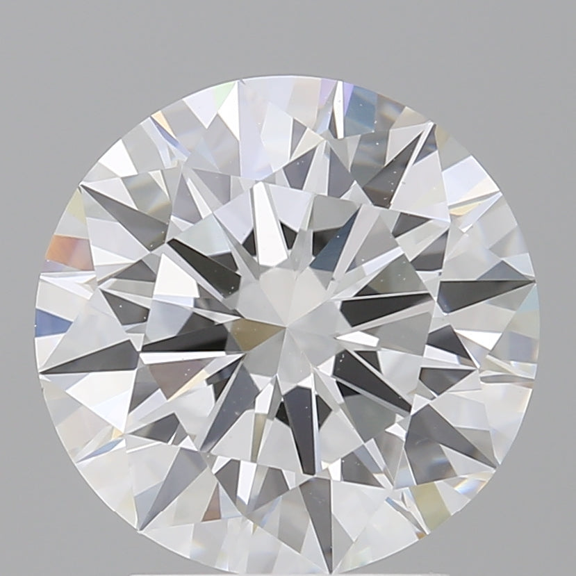 3.06 Carat Round Shaped, Ideal Cut, E Color, VVS2 Clarity, IGI Certified Lab Grown Diamond