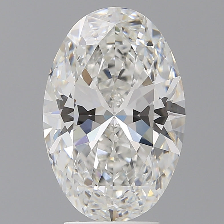 4.09 Carat Oval Shaped, Ideal Cut, F Color, VVS2 Clarity, IGI Certified Lab Grown Diamond