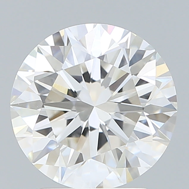 3.02 Carat Round Shaped, Excellent Cut, F Color, VVS2 Clarity, IGI Certified Lab Grown Diamond
