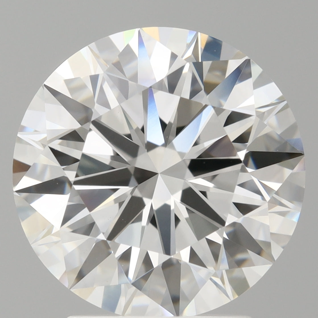 3.10 Carat Round Shaped, Ideal Cut, F Color, VVS2 Clarity, IGI Certified Lab Grown Diamond