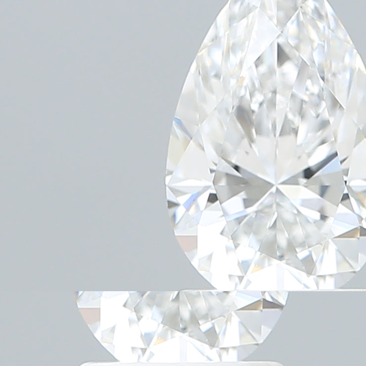 1.52 Carat Pear Shaped, Excellent Cut, E Color, VVS2 Clarity, IGI Certified Lab Grown Diamond