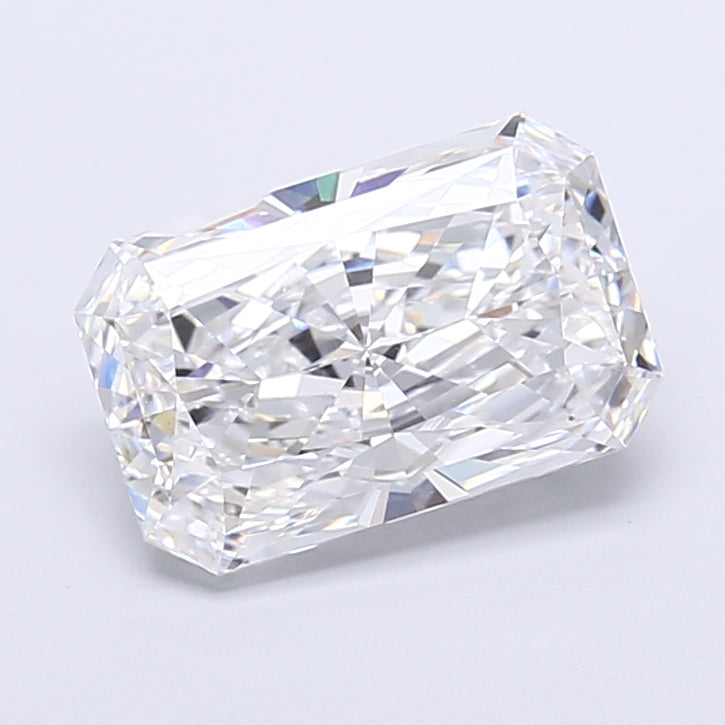 4.50 Carat Radiant Shaped, Very Good Cut, E Color, VVS2 Clarity, IGI Certified Lab Grown Diamond