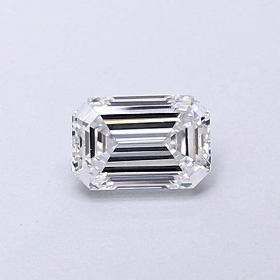 0.39 Carat Emerald Shaped, Very Good Cut, D Color, VVS1 Clarity, IGI Certified Lab Grown Diamond