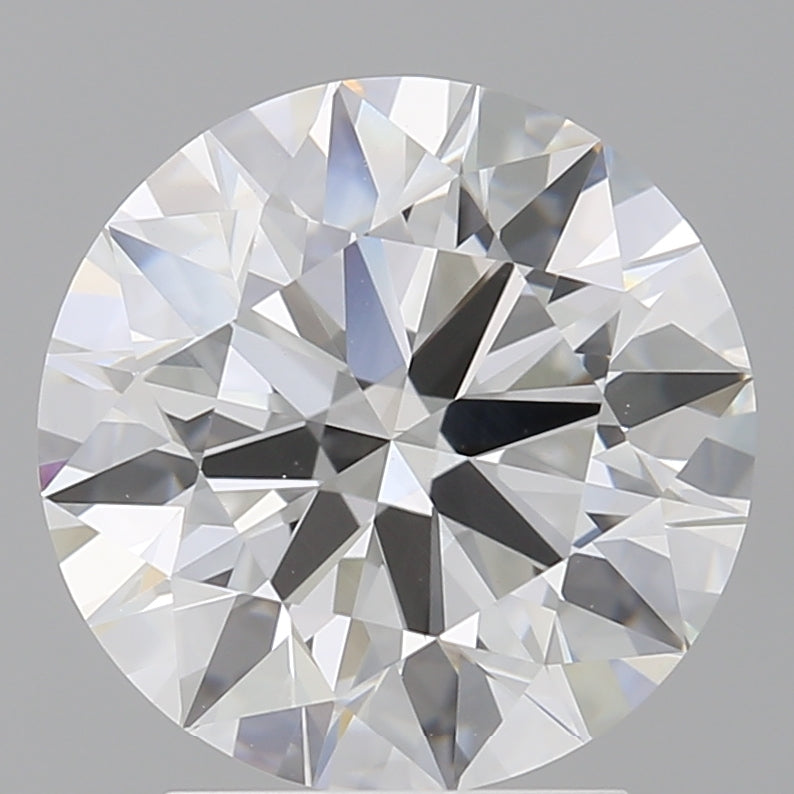 3.04 Carat Round Shaped, Ideal Cut, E Color, VS1 Clarity, IGI Certified Lab Grown Diamond