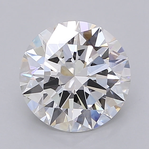 2.00 Carat Round Shaped, Excellent Cut, E Color, VVS2 Clarity, IGI Certified Lab Grown Diamond
