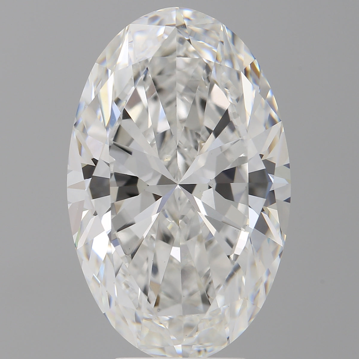 6.08 Carat Oval Shaped, Ideal Cut, E Color, VVS2 Clarity, IGI Certified Lab Grown Diamond