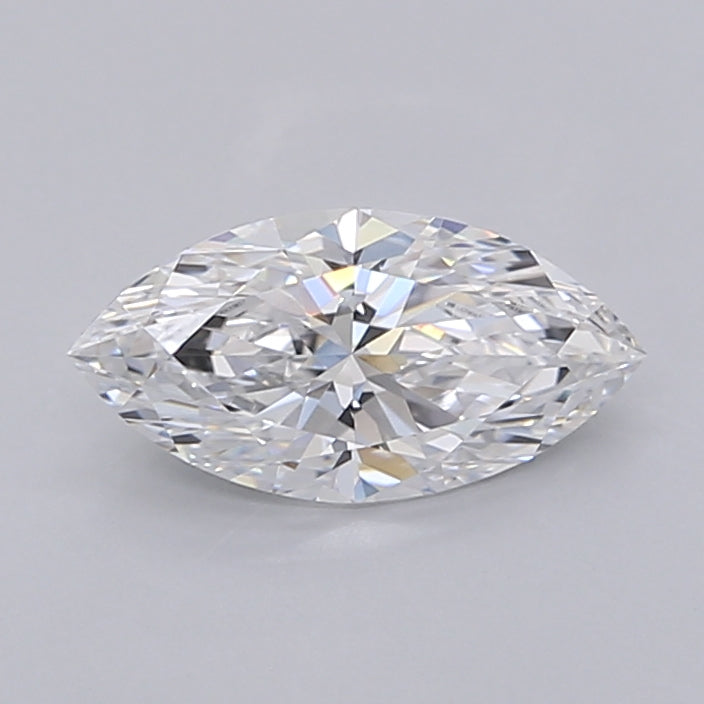 1.01 Carat Marquise Shaped, Excellent Cut, D Color, VVS2 Clarity, IGI Certified Lab Grown Diamond