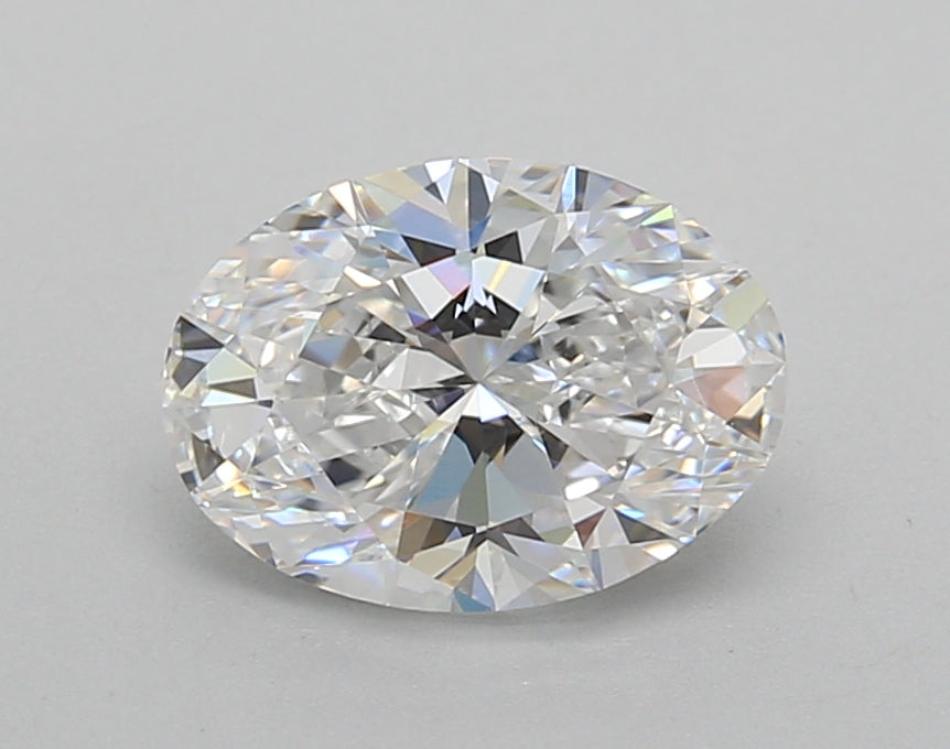 1.50 Carat Oval Shaped, Very Good Cut, D Color, VVS2 Clarity, IGI Certified Lab Grown Diamond