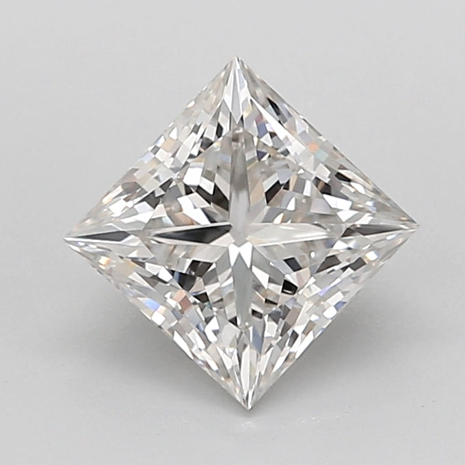 2.03 Carat Princess Shaped, Ideal Cut, G Color, VVS2 Clarity, IGI Certified Lab Grown Diamond