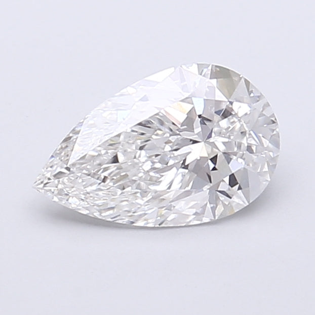 1.00 Carat Pear Shaped, Very Good Cut, E Color, VS1 Clarity, IGI Certified Lab Grown Diamond