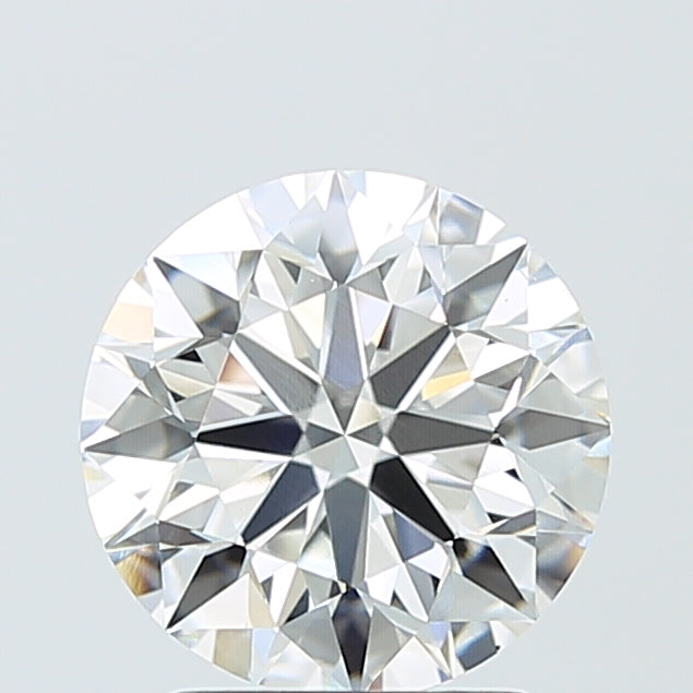 2.51 Carat Round Shaped, Excellent Cut, E Color, VS1 Clarity, IGI Certified Lab Grown Diamond