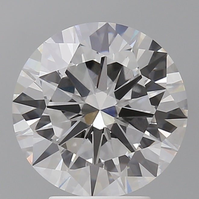 4.00 Carat Round Shaped, Excellent Cut, E Color, VVS2 Clarity, IGI Certified Lab Grown Diamond