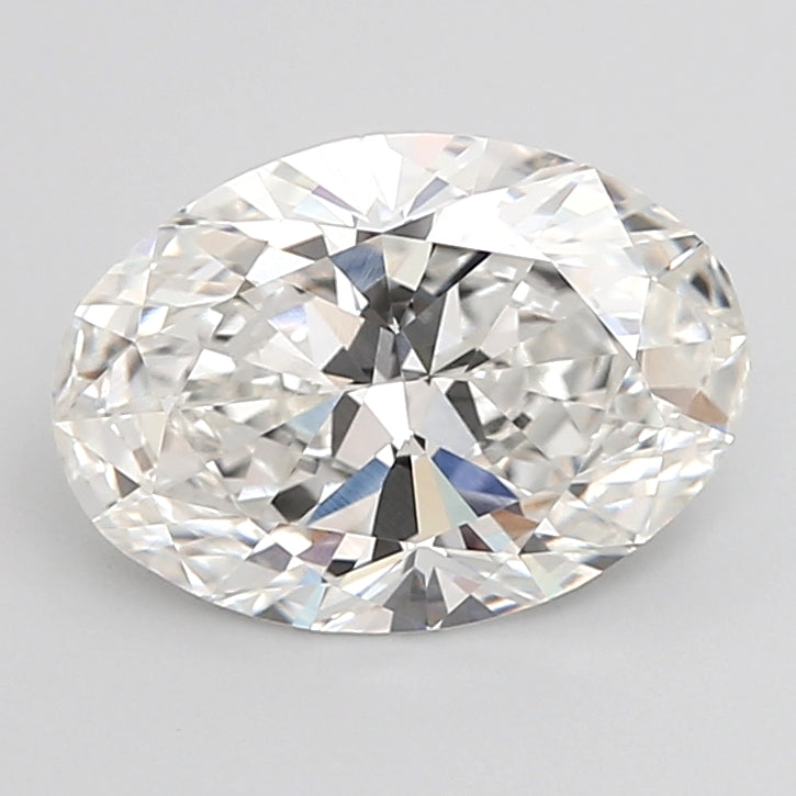 2.57 Carat Oval Shaped, Ideal Cut, G Color, VVS2 Clarity, IGI Certified Lab Grown Diamond