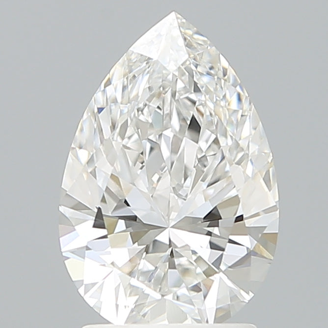 2.04 Carat Pear Shaped, Ideal Cut, E Color, VVS1 Clarity, IGI Certified Lab Grown Diamond