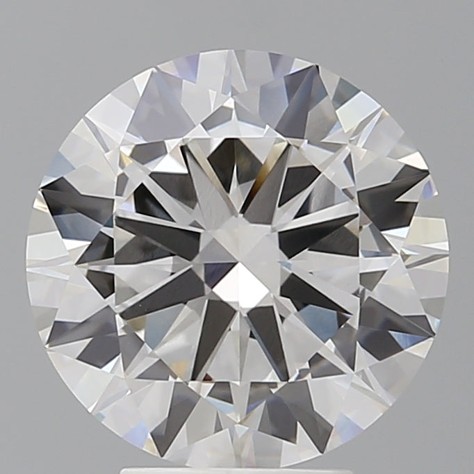 4.50 Carat Round Shaped, Excellent Cut, F Color, VVS2 Clarity, IGI Certified Lab Grown Diamond