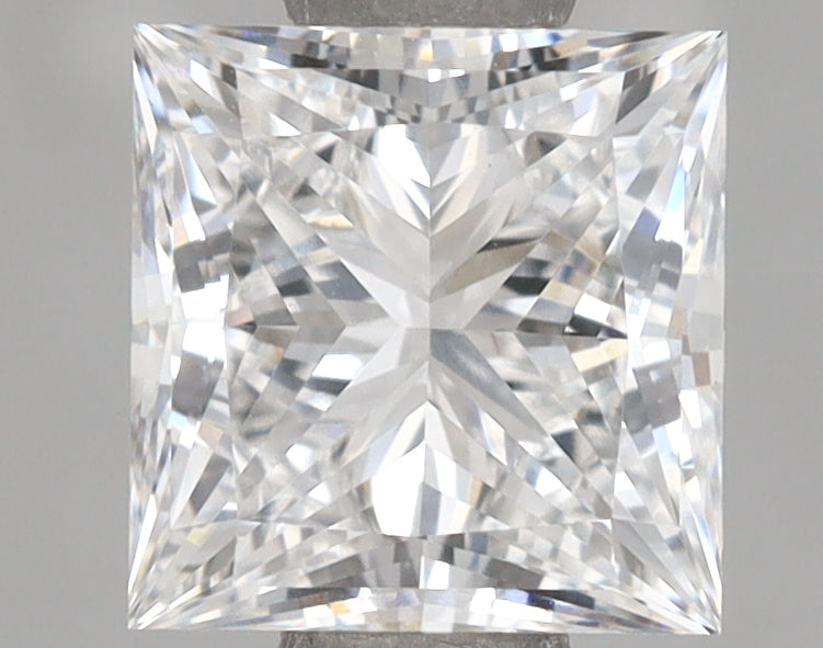 1.13 Carat Princess Shaped, Ideal Cut, D Color, VS1 Clarity, IGI Certified Lab Grown Diamond