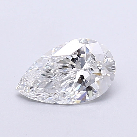 0.93 Carat Pear Shaped, Very Good Cut, D Color, VS1 Clarity, IGI Certified Lab Grown Diamond