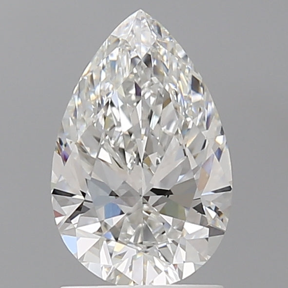 1.60 Carat Pear Shaped, Ideal Cut, E Color, VVS2 Clarity, IGI Certified Lab Grown Diamond