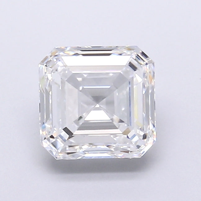 2.52 Carat Asscher Shaped, Very Good Cut, D Color, VVS1 Clarity, IGI Certified Lab Grown Diamond