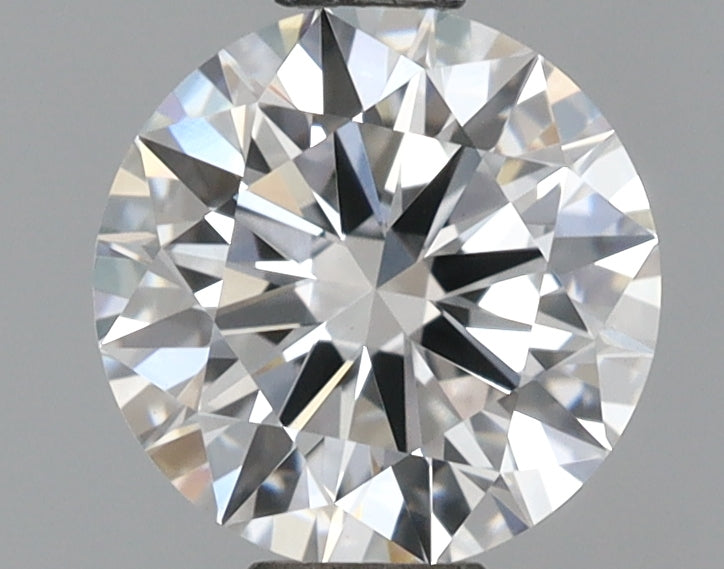 1.08 Carat Round Shaped, Ideal Cut, D Color, VVS2 Clarity, IGI Certified Lab Grown Diamond