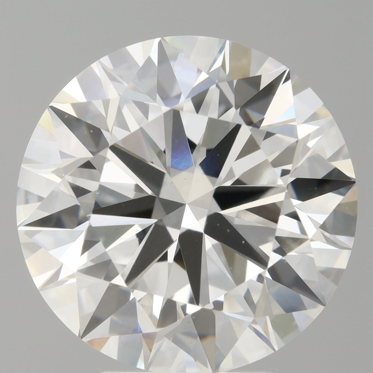 5.57 Carat Round Shaped, Ideal Cut, E Color, VVS2 Clarity, IGI Certified Lab Grown Diamond