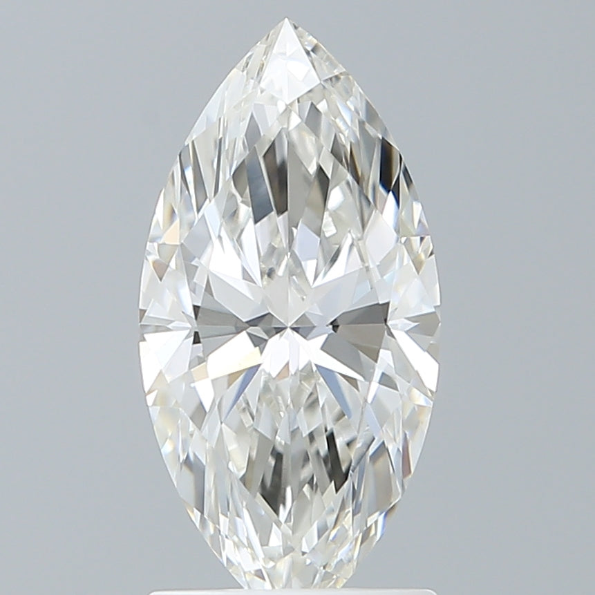 1.59 Carat Marquise Shaped, Ideal Cut, F Color, VVS2 Clarity, IGI Certified Lab Grown Diamond
