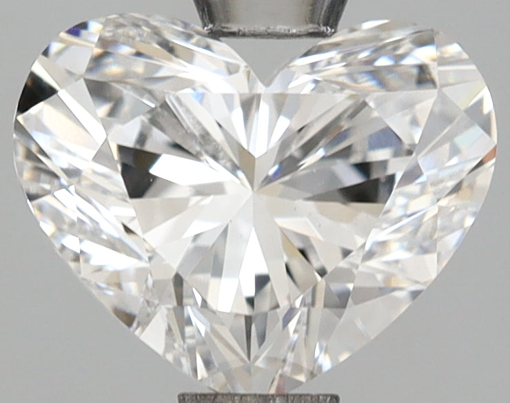 1.52 Carat Heart Shaped, Excellent Cut, E Color, VS1 Clarity, IGI Certified Lab Grown Diamond