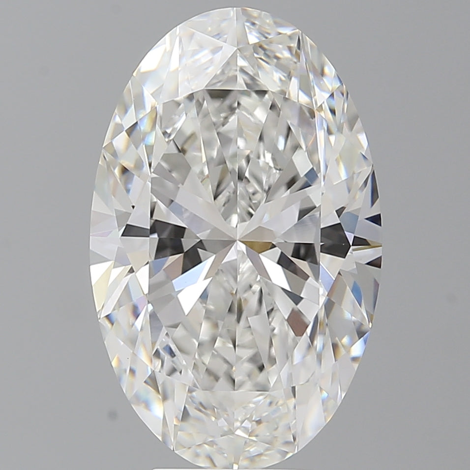 7.10 Carat Oval Shaped, Ideal Cut, F Color, VVS2 Clarity, IGI Certified Lab Grown Diamond