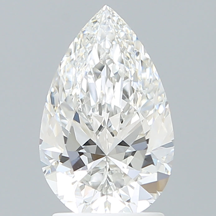 2.09 Carat Pear Shaped, Ideal Cut, E Color, VS1 Clarity, IGI Certified Lab Grown Diamond