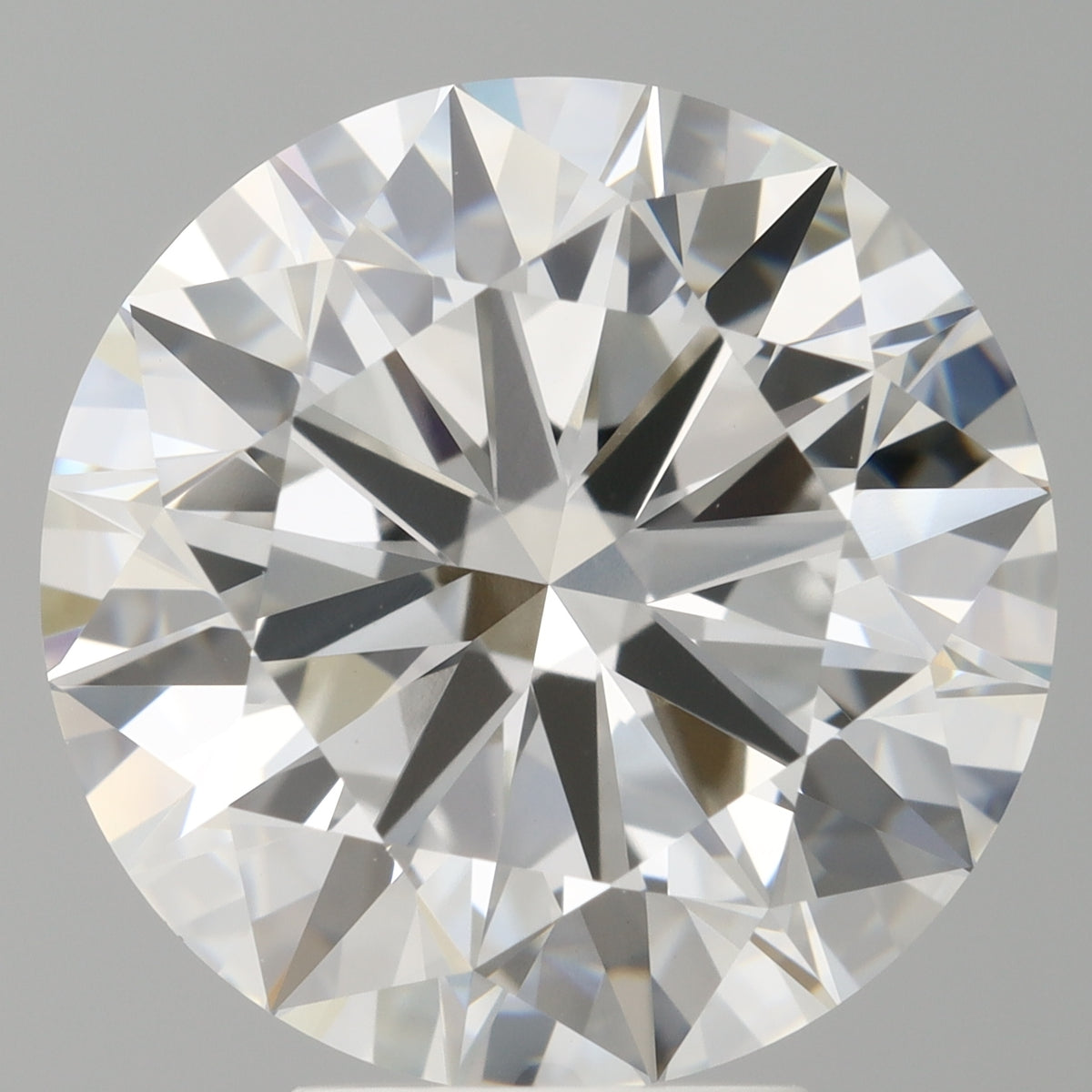 6.03 Carat Round Shaped, Ideal Cut, F Color, VVS2 Clarity, IGI Certified Lab Grown Diamond