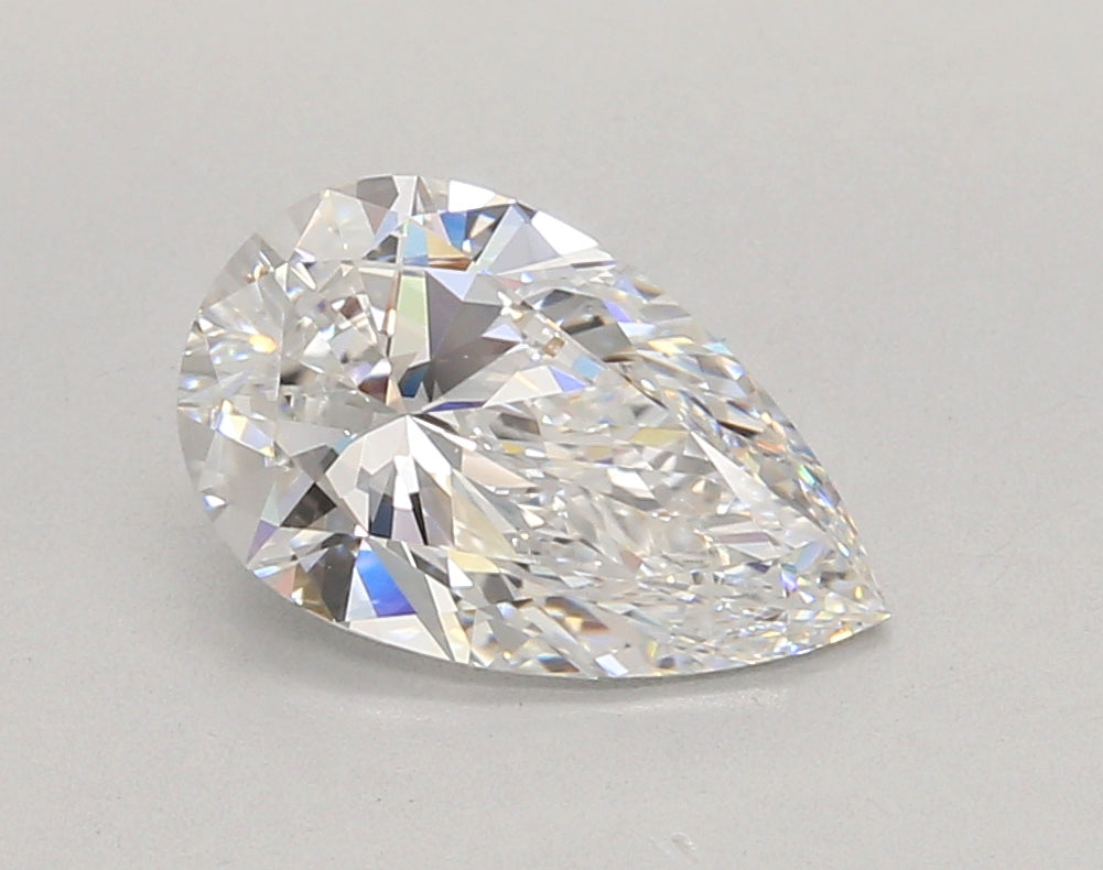 2.00 Carat Pear Shaped, Ideal Cut, D Color, VVS2 Clarity, IGI Certified Lab Grown Diamond