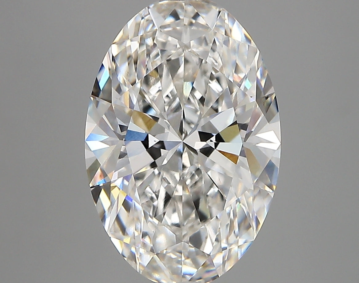4.38 Carat Oval Shaped, Very Good Cut, E Color, VVS2 Clarity, IGI Certified Lab Grown Diamond