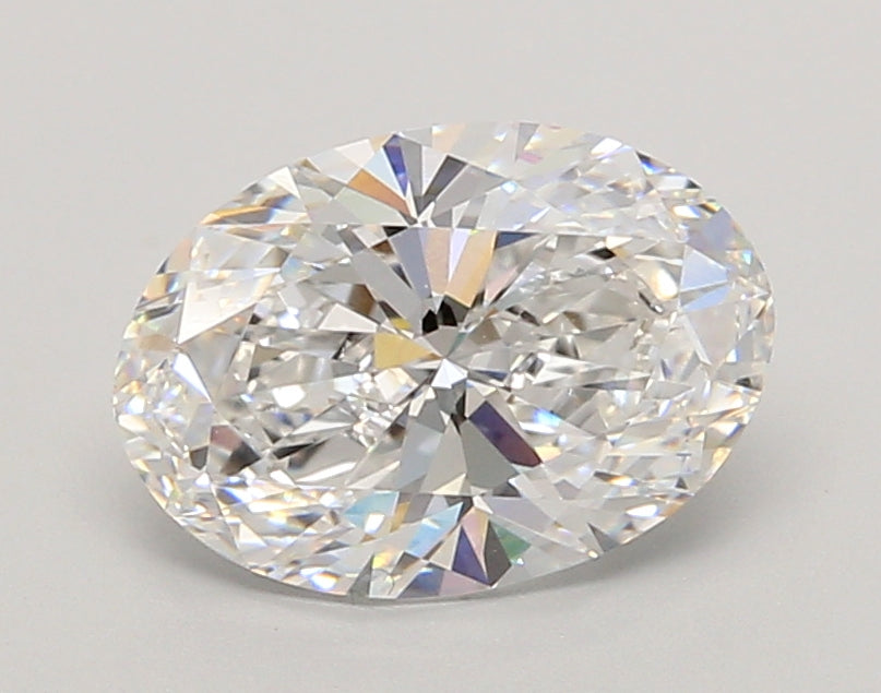 2.06 Carat Oval Shaped, Ideal Cut, D Color, VVS1 Clarity, IGI Certified Lab Grown Diamond