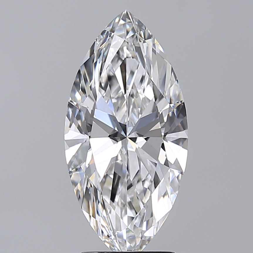 3.01 Carat Marquise Shaped, Excellent Cut, E Color, VS1 Clarity, IGI Certified Lab Grown Diamond
