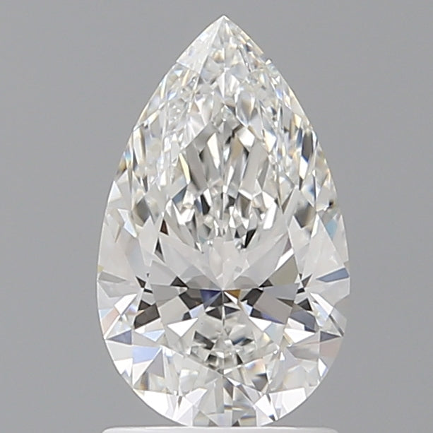 1.58 Carat Pear Shaped, Ideal Cut, F Color, VVS2 Clarity, IGI Certified Lab Grown Diamond
