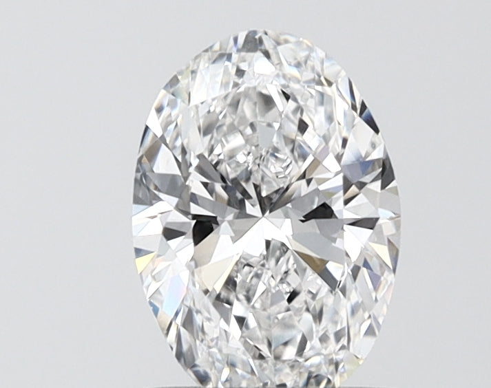 1.09 Carat Oval Shaped, Ideal Cut, D Color, VVS2 Clarity, IGI Certified Lab Grown Diamond