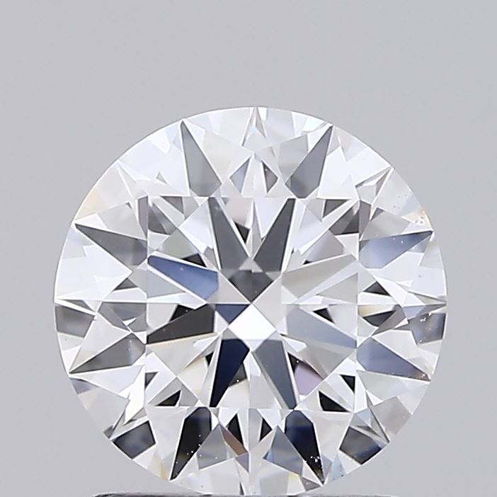 1.57 Carat Round Shaped, Ideal Cut, D Color, VVS2 Clarity, IGI Certified Lab Grown Diamond