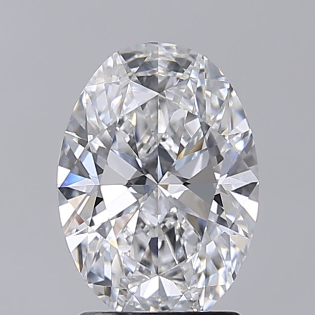 2.02 Carat Oval Shaped, Very Good Cut, D Color, VVS2 Clarity, IGI Certified Lab Grown Diamond