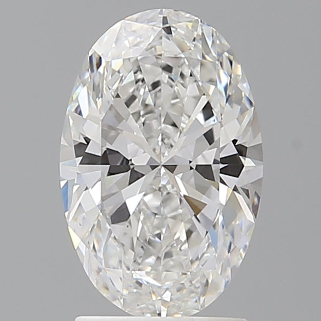2.09 Carat Oval Shaped, Ideal Cut, E Color, VS1 Clarity, IGI Certified Lab Grown Diamond