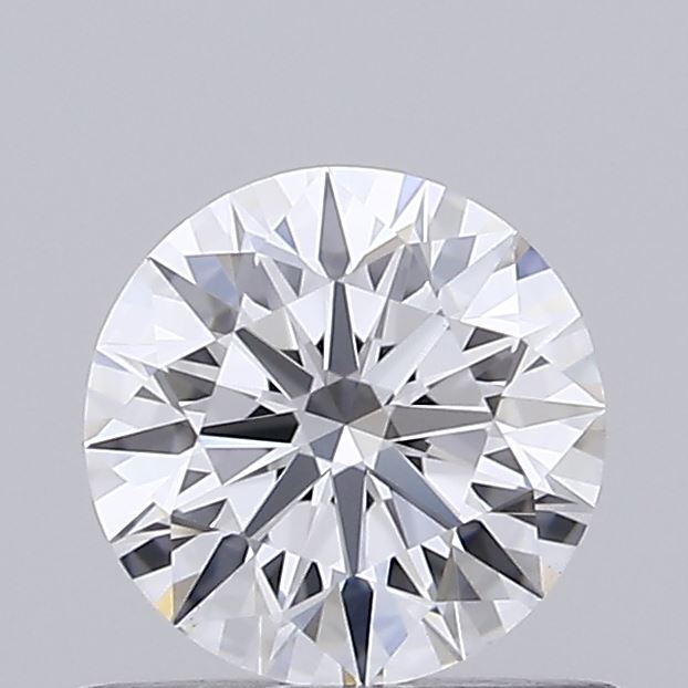 0.53 Carat Round Shaped, Ideal Cut, D Color, VVS2 Clarity, IGI Certified Lab Grown Diamond