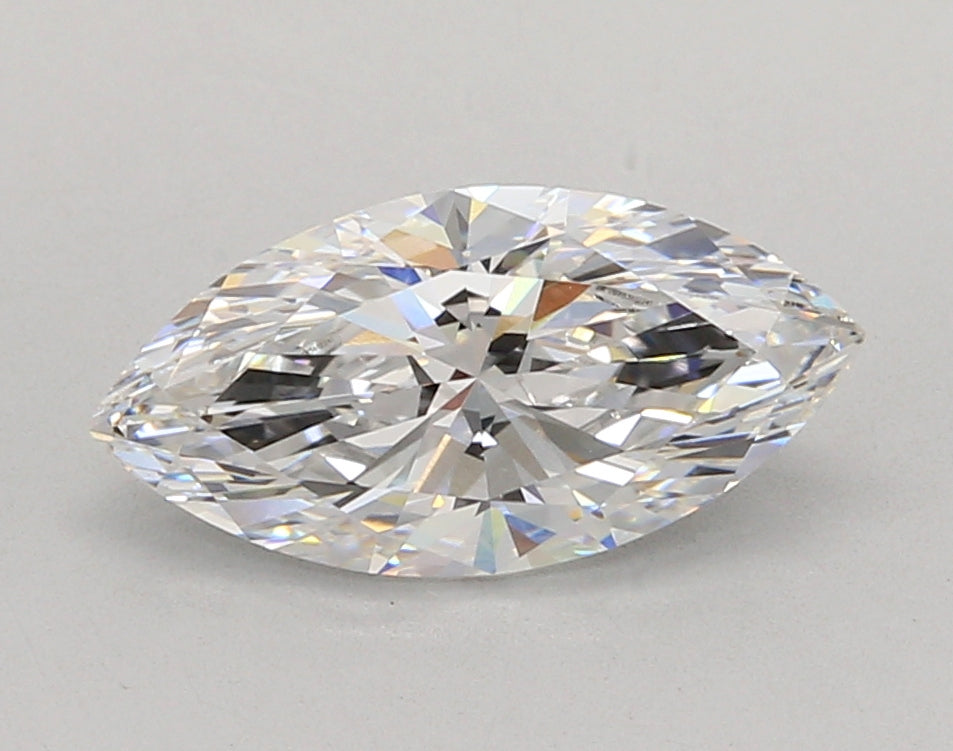 2.06 Carat Marquise Shaped, Ideal Cut, E Color, VVS2 Clarity, IGI Certified Lab Grown Diamond