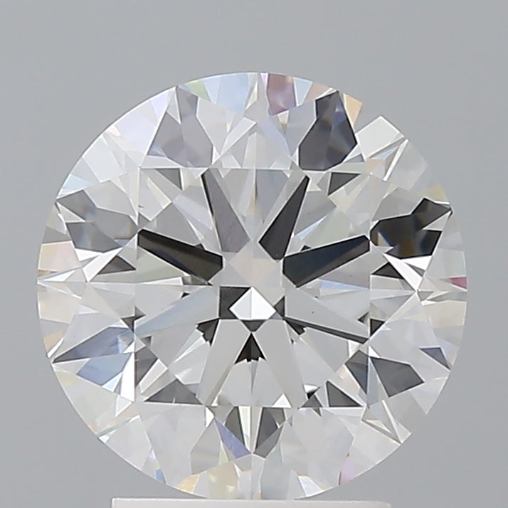 3.03 Carat Round Shaped, Excellent Cut, E Color, VVS2 Clarity, IGI Certified Lab Grown Diamond