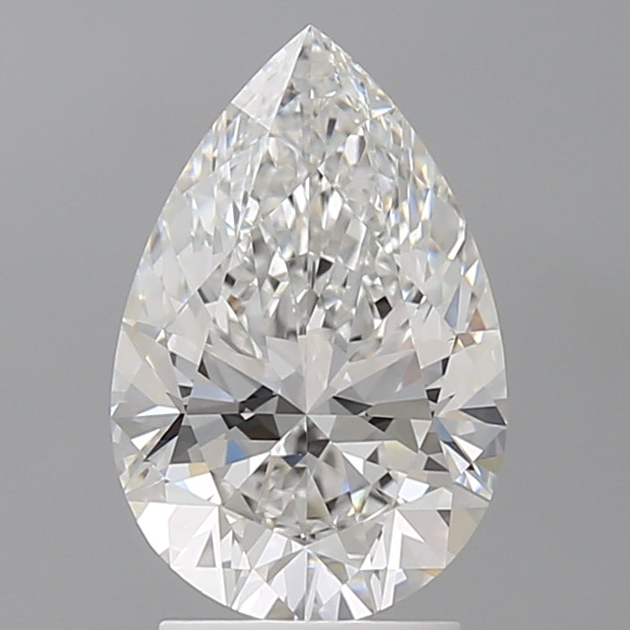 2.60 Carat Pear Shaped, Ideal Cut, E Color, VVS2 Clarity, IGI Certified Lab Grown Diamond