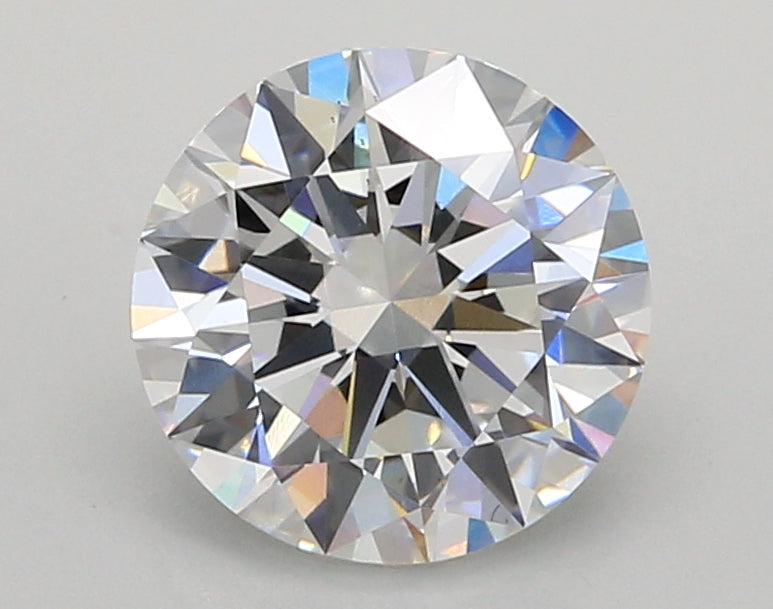 2.51 Carat Round Shaped, Excellent Cut, D Color, VS1 Clarity, IGI Certified Lab Grown Diamond
