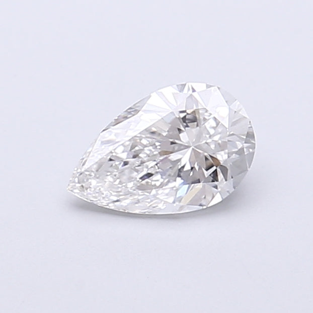 0.50 Carat Pear Shaped, Very Good Cut, D Color, VVS2 Clarity, IGI Certified Lab Grown Diamond