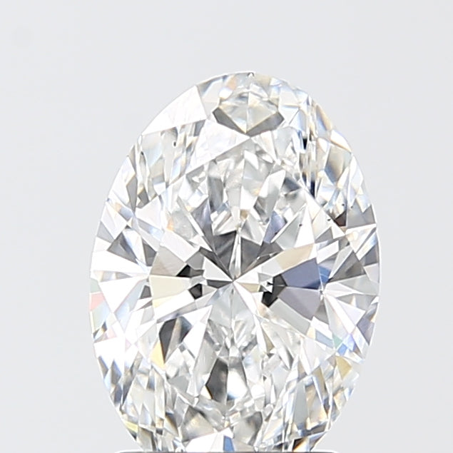 2.10 Carat Oval Shaped, Ideal Cut, E Color, VS1 Clarity, IGI Certified Lab Grown Diamond