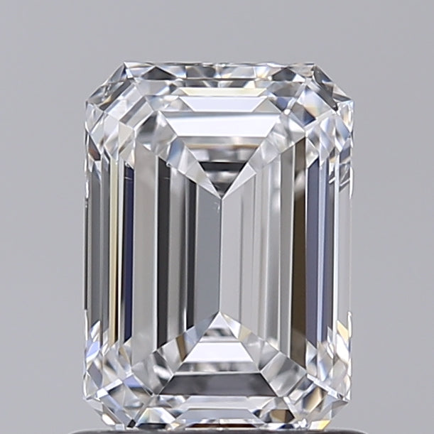 1.02 Carat Emerald Shaped, Very Good Cut, D Color, VS1 Clarity, IGI Certified Lab Grown Diamond