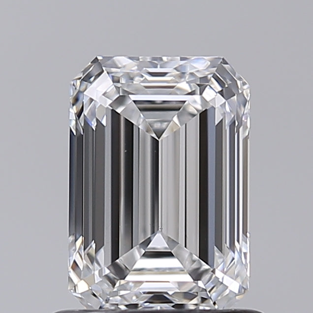 1.00 Carat Emerald Shaped, Very Good Cut, D Color, VS1 Clarity, IGI Certified Lab Grown Diamond