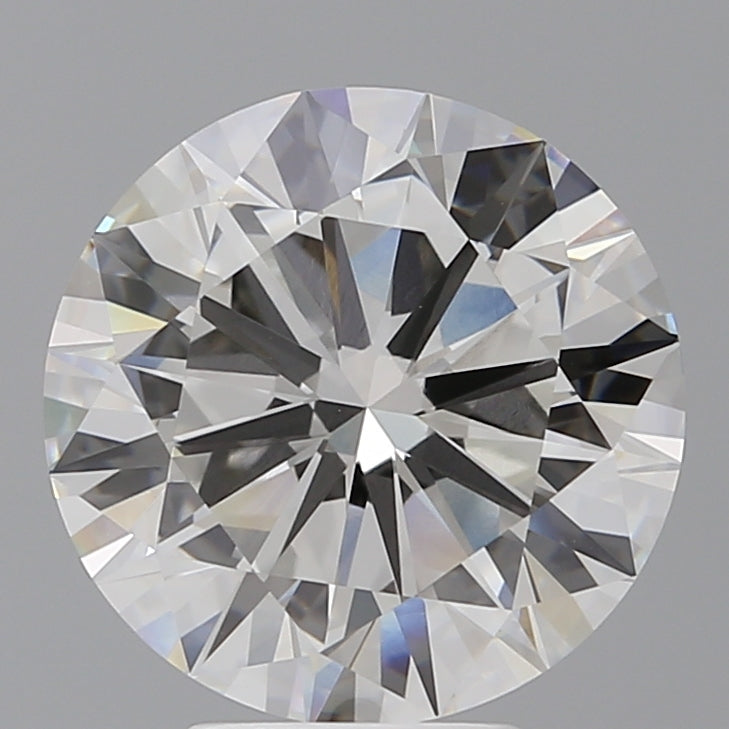 5.52 Carat Round Shaped, Excellent Cut, F Color, VVS2 Clarity, IGI Certified Lab Grown Diamond